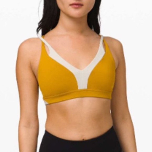 lululemon athletica Other - LIKE NEW! Lululemon New Ambition Bra Fools Gold/Light Ivory